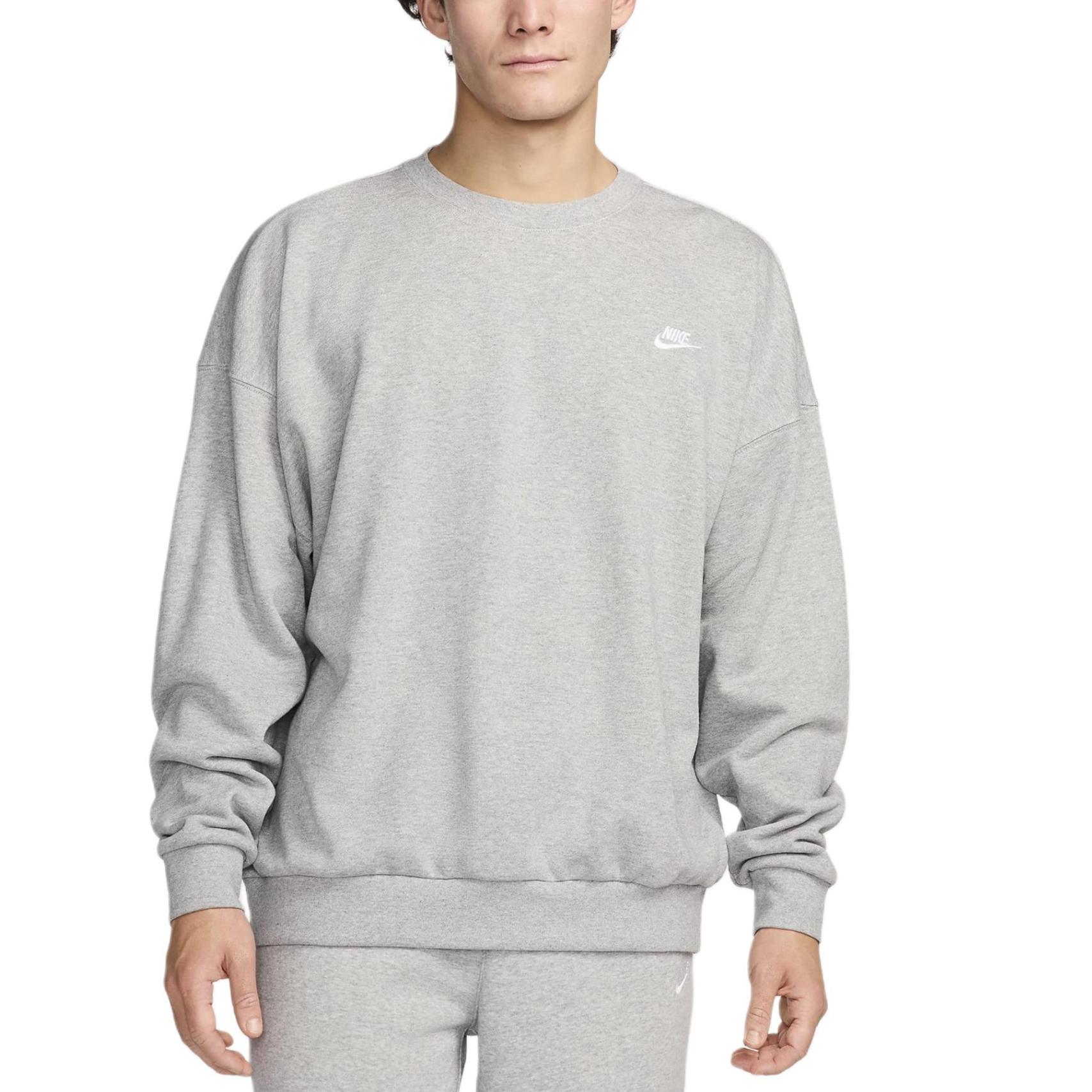 Nike NK CLUB FT OVERSIZED CREW Sweatshirt Men s Dark Gray HJ1820-063 JP XL