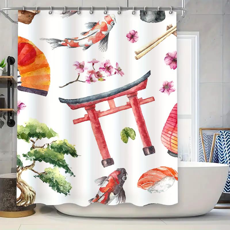 

Bright Angelic Shower Curtain Yellow Love Heart Home Decor Bathroom Tarpaulin Waterproof Polyester Water Splash Bath Mat Accesso W60H190(CM)-1 Pcs