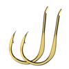 20Pcs/Pack Single Barbed Hook High Carbon Steel Gold Fish Hooks Golden Fishing Hooks  Fishing Lover
