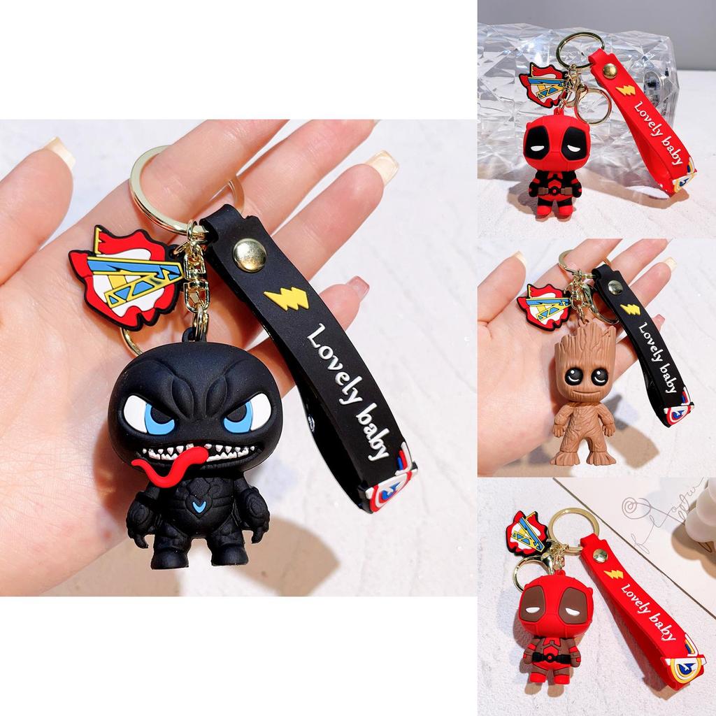 Unique 2024 Deadpool Keychain Silicone Gift