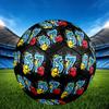 1pc Energy Burst Theme Soccer Ball Football, Size 5, Lightweight PVC, Outdoor Training Soccer Ball,Gift C6556