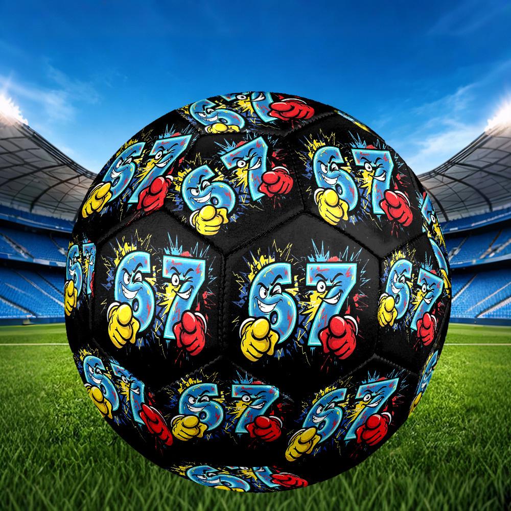 1pc Energy Burst Theme Soccer Ball Football, Size 5, Lightweight PVC, Outdoor Training Soccer Ball,Gift C6556