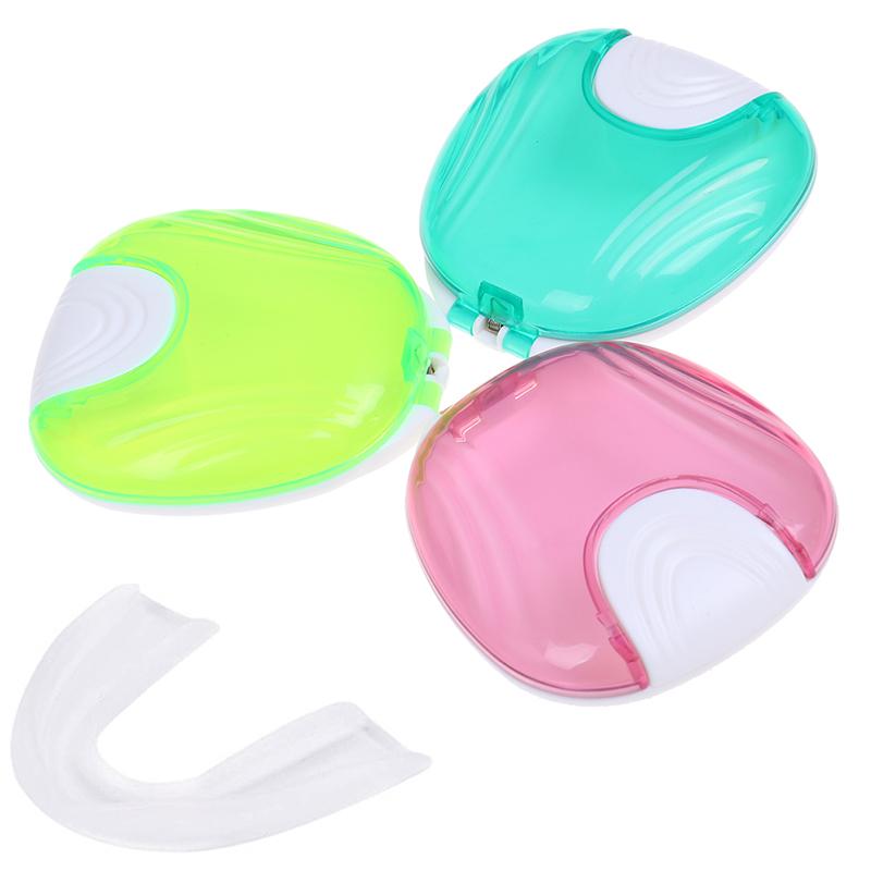 1Pcs Dental False Teeth Cleaning Box Denture Bath Container Retainer Holder Case