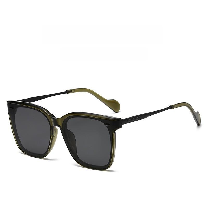 Retro Korean Style Large Frame Gm Sunglasses For Men Women Uv400 Sun Protection