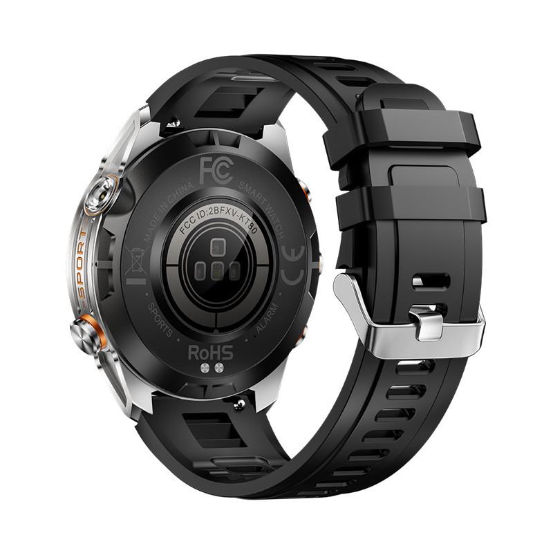 KT80 Smartwatch: 3ATM Waterproof, Bluetooth Calling, 1.53" Touchscreen with Flashlight.