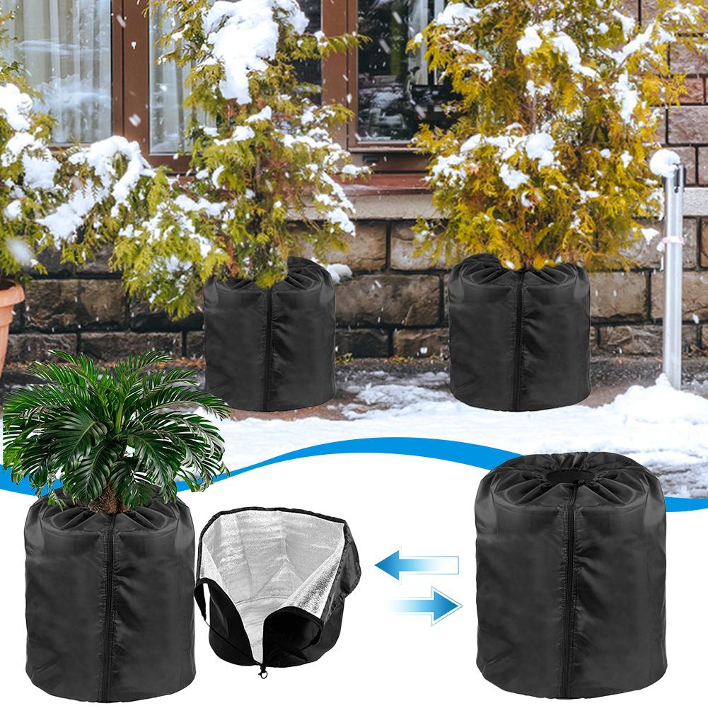 Garden Blanket Reusable Plant Frost Cover - Winter Protection Bag for Trees Palms & Shrubs with Drawstring Cold & Bug Proof