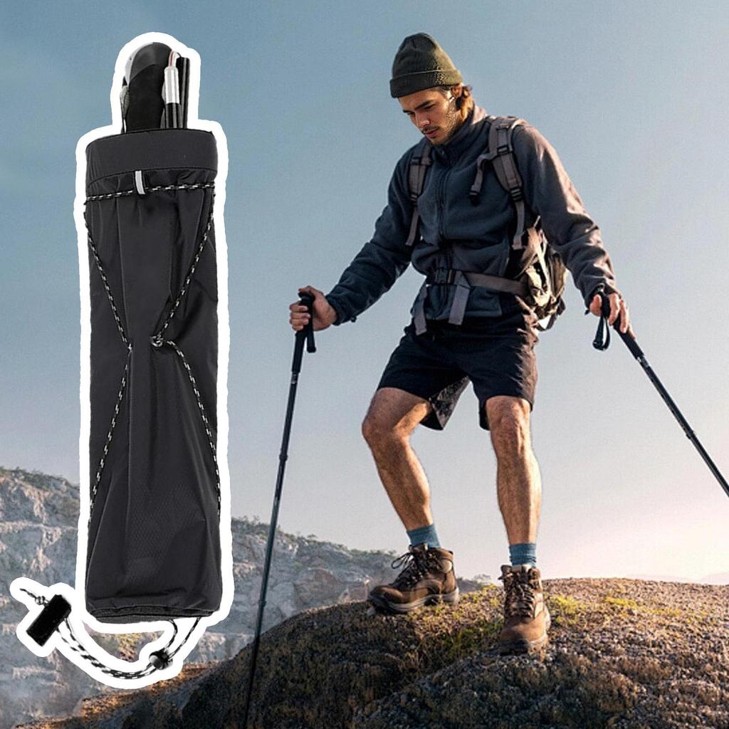 Stick Bag Waterproof Hiking Pole Carrying Bag Lightweight Storage Case For Hiking Backpacking Trail Running Snowshoeing Outdoor