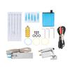 Tattoo Kit Liner Tattoo Motor Gun Kits Tattoo Machine Accessories for Beginners 90‑265V SilverEU