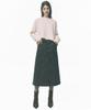 RACLEUR Panel Layer Long Skirt [Leather]