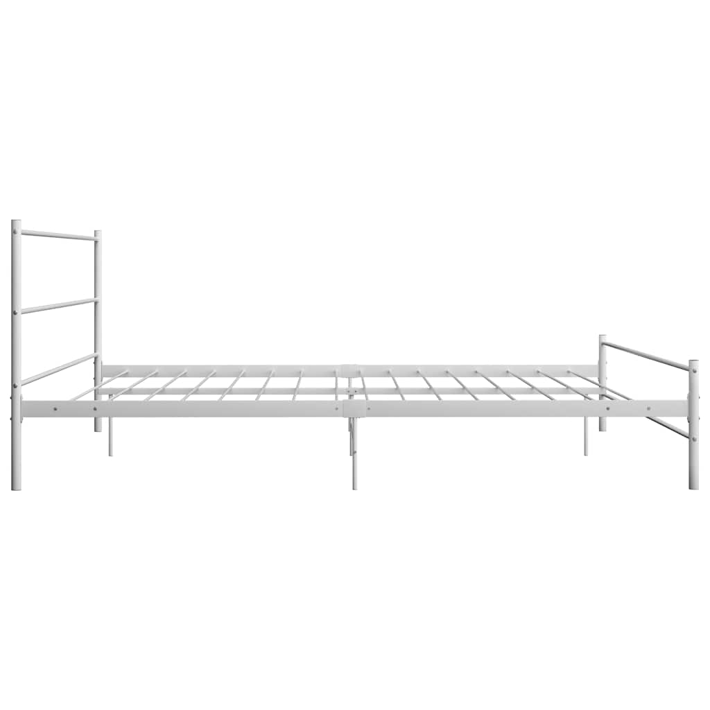White Metal Bed Frame 160*200 cm