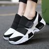 Women's Breathable Mesh Walking Running Shoe Casual Sports Platform Flats Shoe Light Sneakers Vulcanize Shoes Air Cushion Size42