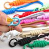 5 pièces/lot Porte-clés tressé coloré Lanière pour téléphone portable Corde à nœud anti-perte Sangle Porte-clés Hommes Femmes Accessoires Porte-clés de voiture