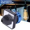 LW26-20 C02/1 Changeover Selector Control Switch 2Position 4 Terminals AC 690V 20A Rotary Cam Selector Black Blue Locking Type