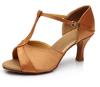 Damen Farbe Mode Rumba Walzer Prom Ballsaal Latein Tanzschuhe Sandalen