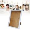 Picture Frame with Bracket Easy to Disassemble Plastic Decorative Photo Frame for Dried Flowers Shells