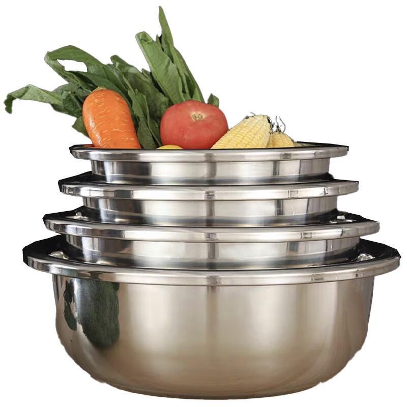 Kangmo 304 Stainless Steel Round Dinner Plate