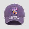 Demon Hunter Girls' Printed Baseball Cap, Retro Baseball Cap, Casual Cotton Sports Washed Cap