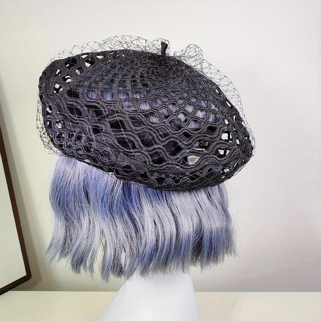 Summer Beret Caps for Women Breathable Mesh Design Solid Color Beret Ideal Gifts for Friends Family