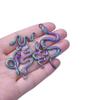 Snake Charm Cobra Rainbow Pendant 5pcs Mix Animal Charms For Jewelry Making Supply DIY Necklace Fashion Earring Punk Accessories