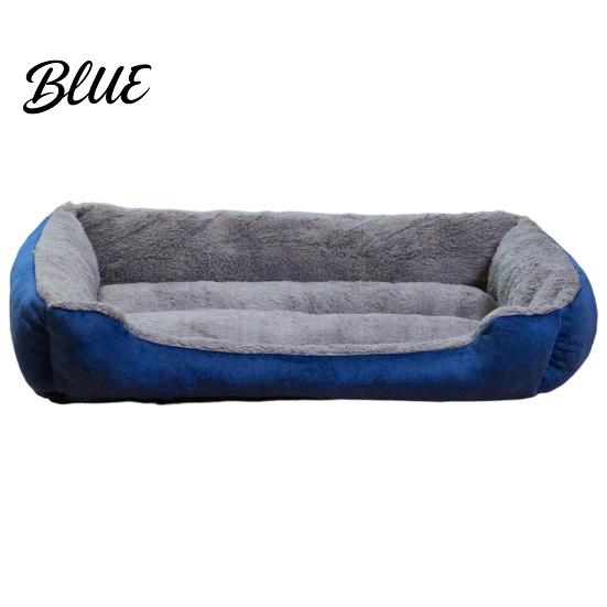 Resilient Cat Bed for Neck Support Rectangular Plush Bed, Cozy Pet Lounge Anti-slip Bottom, Cuddler Small Pets Washable Couch Indoor Cats Dogs Puppies