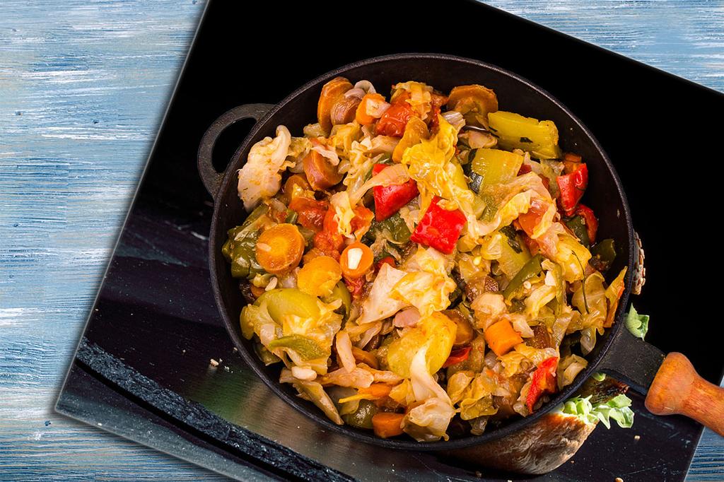 PANEL SZKLANY DO KUCHNI 60x65 Hamburger