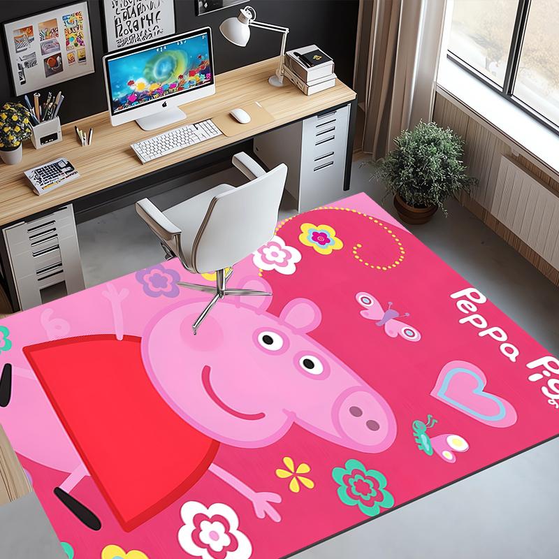 Cartoon animation Pattern Rug, Indoor/Outdoor Mat, for Picnic, Gameroom, Bedroom, Office, Living Room, Home Decor Carpet, Birthday Gift