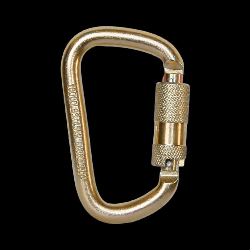 D-Type Automatic Locking Rescue Carabiner