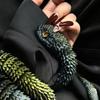 30cm 3D Printed Snake 2025 New Year Full Articulated Dragon Modle Decoration 3D Movable Rotatable Realistic Cobra Snake Kid Toy