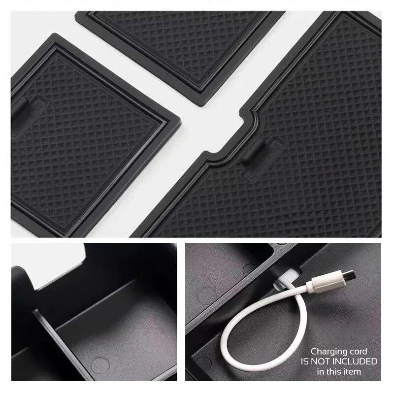 Cutie de Depozitare Cotieră Consola Centrală pentru BYD Atto 3 Yuan Plus 2022 2023 Organizator Etui Recipient Tavă Accesorii Auto