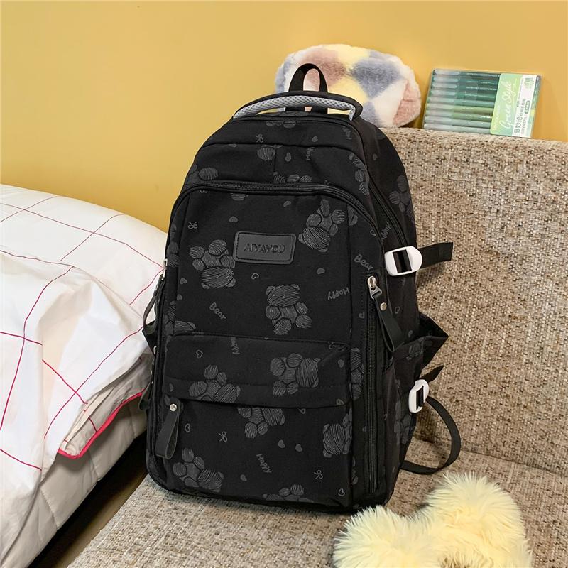 Preppy Schoolbag Women's Large Capacity Backpack Lightweight Backpack