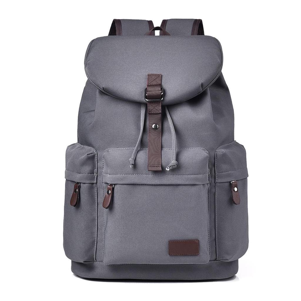 Retro Canvas Backpack: Lightweight, Large Capacity Travel Bag for Men, Perfect for College Students and Fashion Enthusiasts