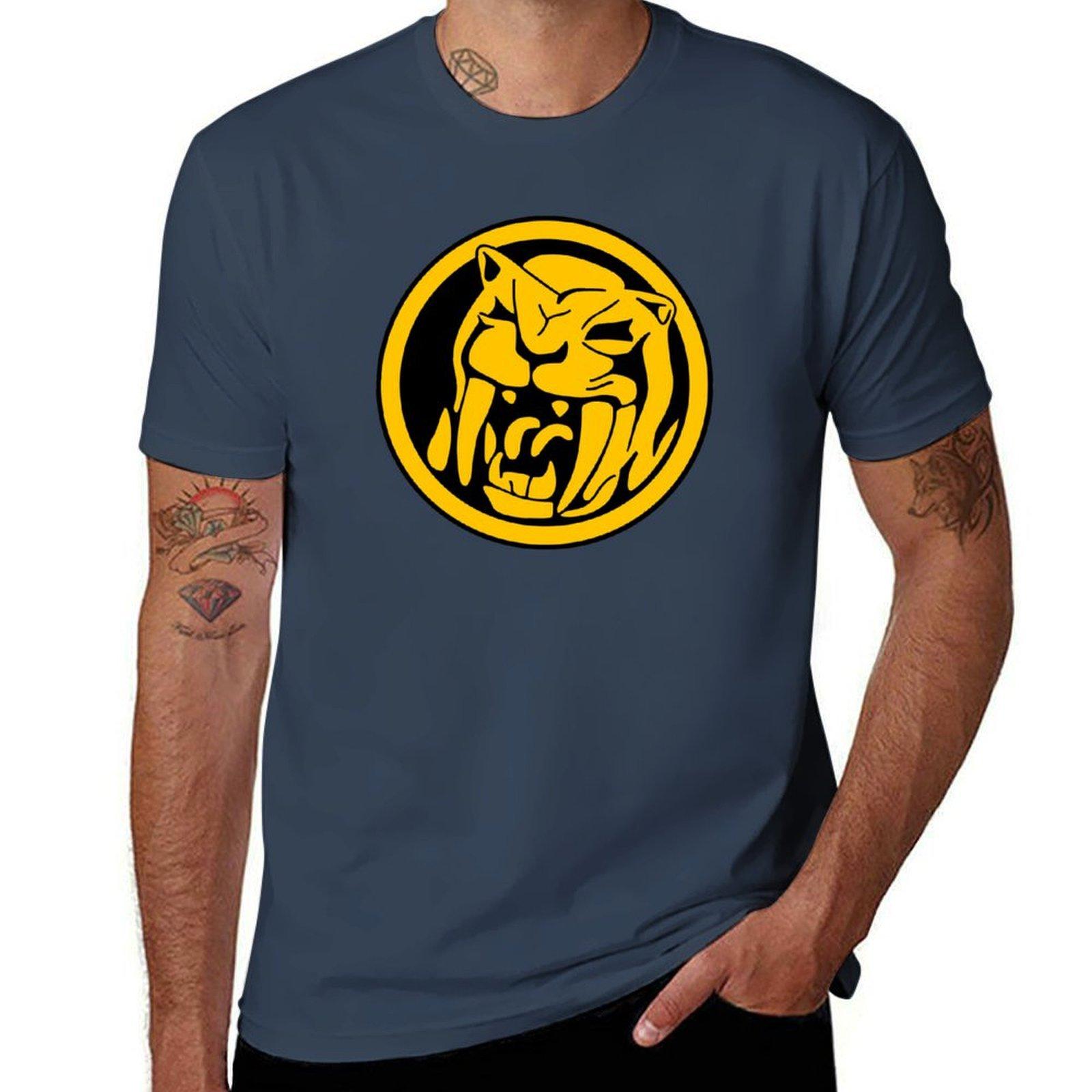 Sabertoothed Tiger Dinozord Coin Tshirt Summer Casual Loose Tshirt S