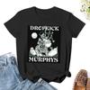 Rr11 Dropkick Murphys T-Shirt Summer Tops Short Sleeve Tee Aesthetic Clothes Blouse Cotton T Shirts Women