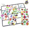 6 Sheets 3D Cartoon Sticker PVC Puffy Sticker Bubble Sticker Animal  Insect Style Scrapbook Notebook Decoration Reward Gifts ZYF