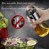 Oil Spray Pot Oil Sprayer For Cooking Spray Bottle Barbecue Multi-Function Air Fryer Glass High-Pressure Baking Oil Pot Kitchen