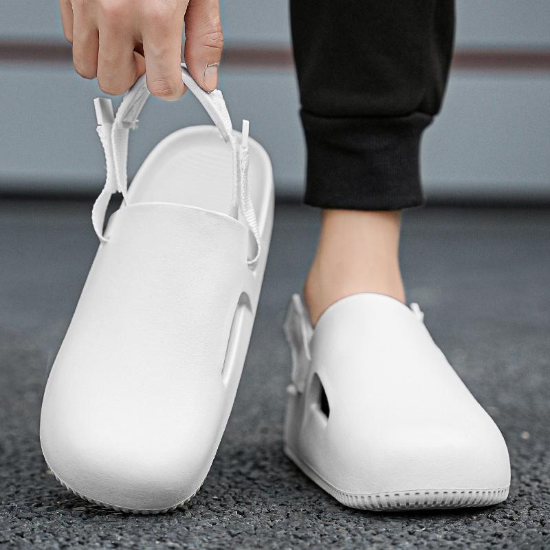 Men's Casual Closed Toe Shoes EVA Thick-soled Sandals Outdoor Beach Shoes