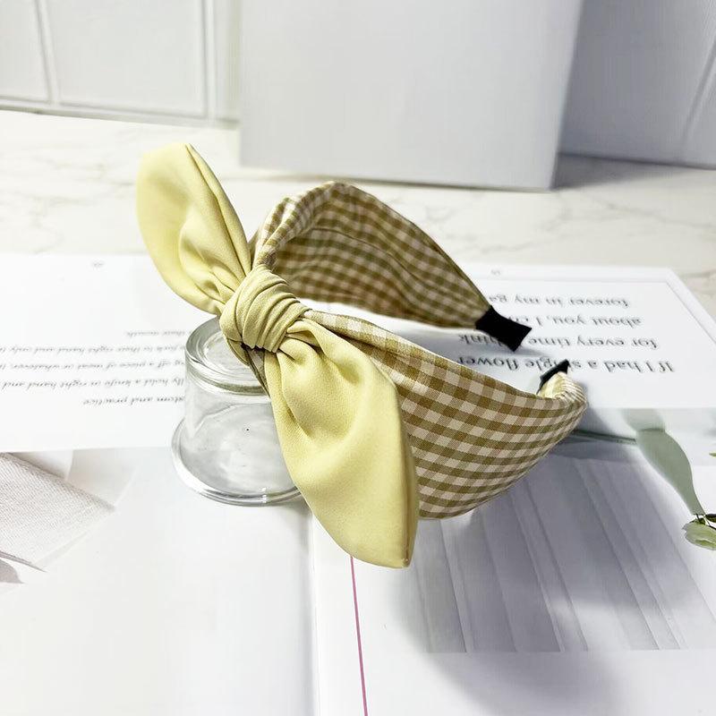 New Paisley Headband for Women Wide-Brimmed Floral Print Hairband with Bow Tie and Rabbit EarsTurban Headwrap Girls Accessories