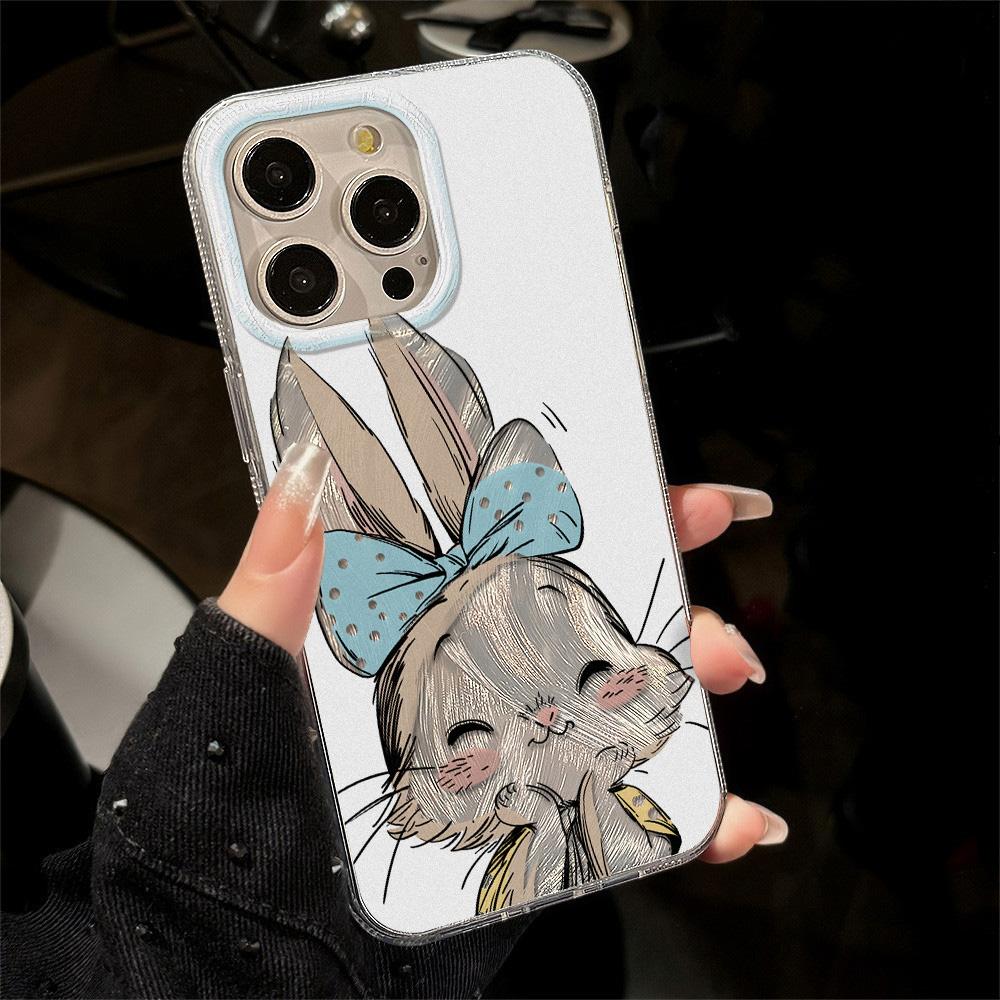 Federglanz Handyhülle für Samsung A53 A14 A33 A12 A32 S24 S23 Plus S20 S21 FE für iPhone 17 15 16 13 Pro 17 16 Pro Max Schmetterlingsschleife Handyhülle