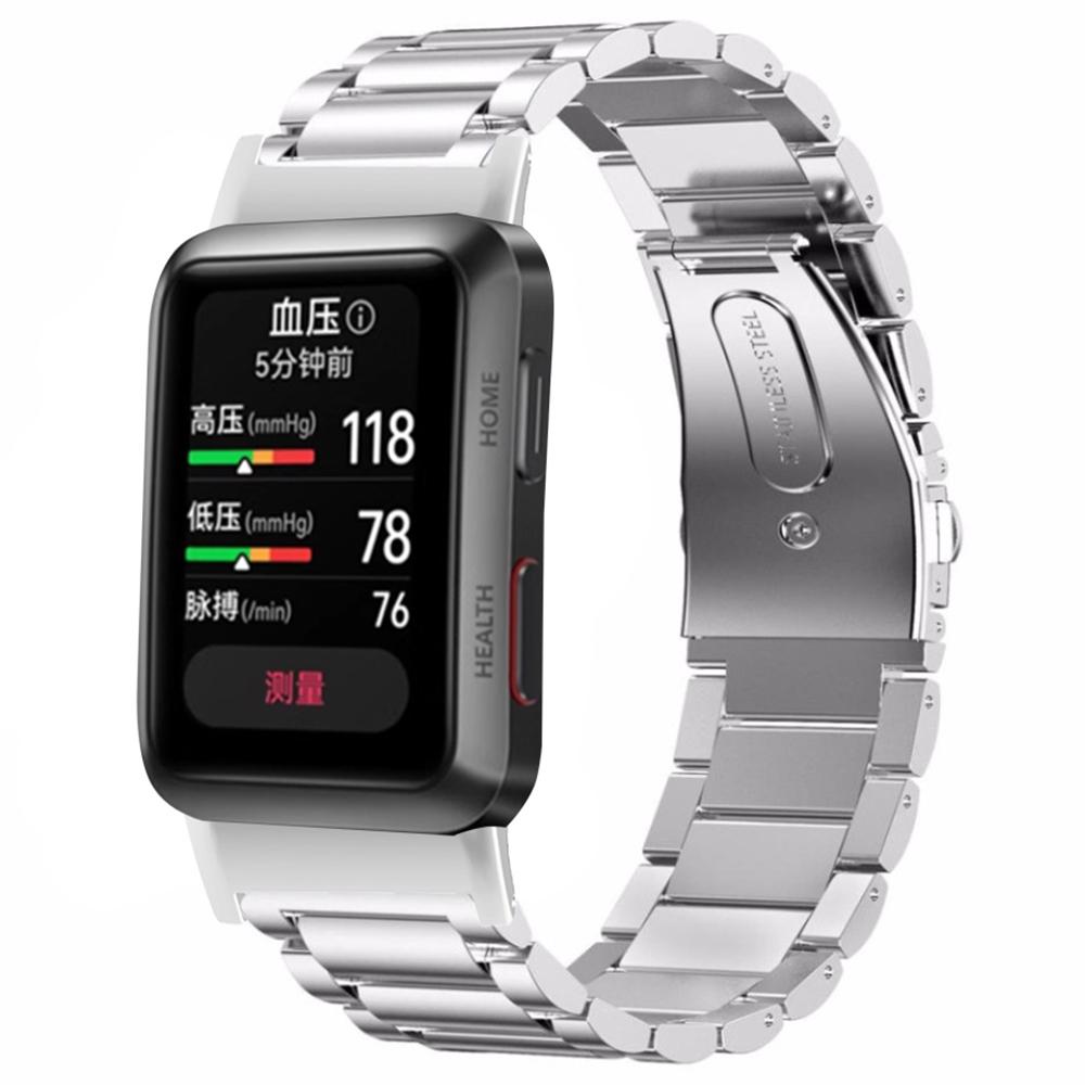 For Huawei Watch D Stainless Steel Watch Strap Buckle Design Wrist Band