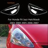 For Honda Fit Jazz Hatchback 2003 2004 2005 2006 2007 Front Car Headlight Cover Lens Shell Lampcover Lampshade Headlamp Light