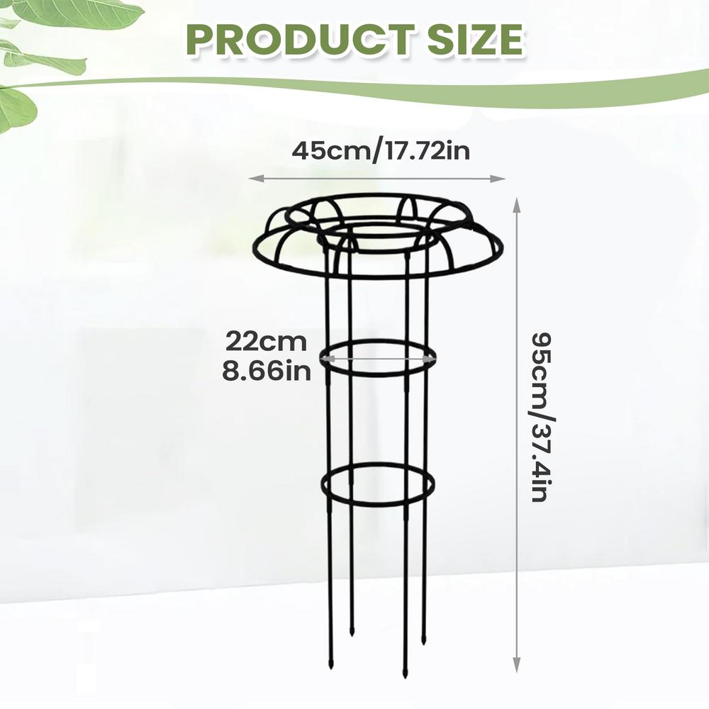 Gartengerüst Schirmturm Pflanzengitter für Kletterpflanzen Rankhilfe DIY Klettergerüst Blumentopfstützen