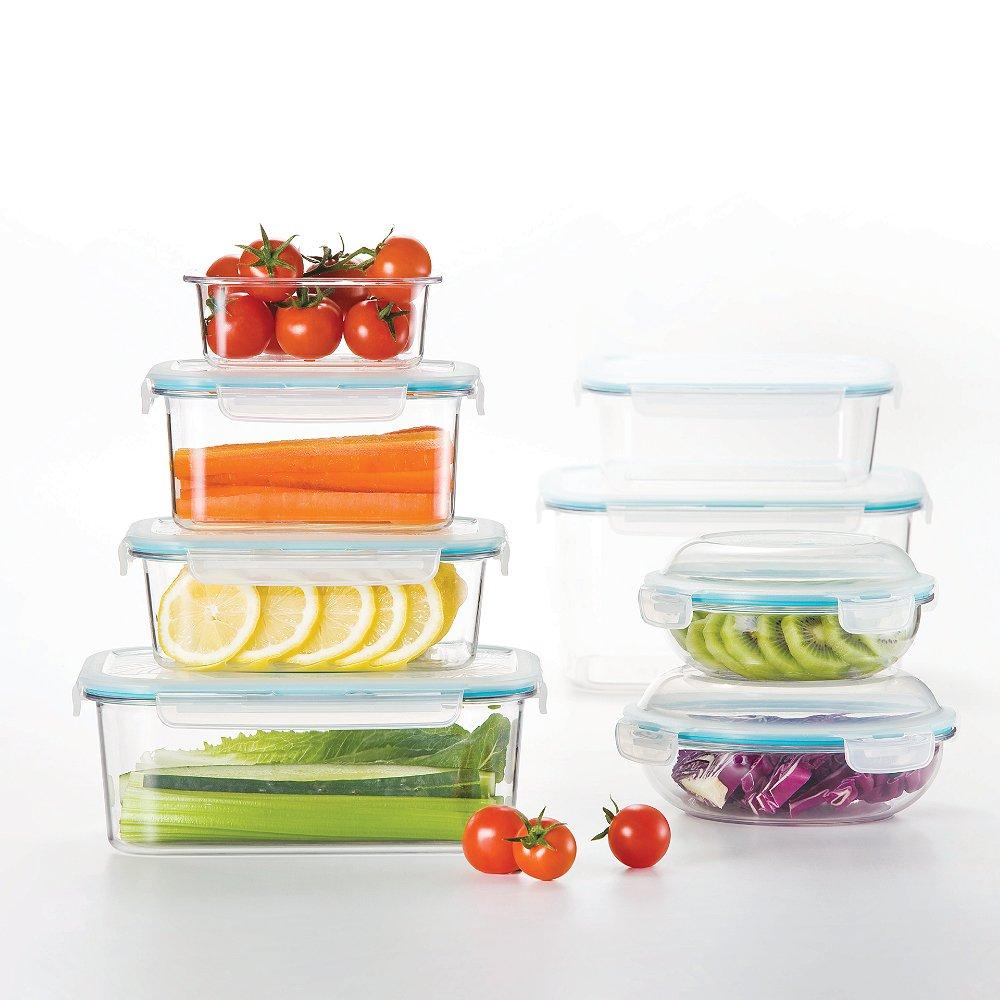 LOCK&LOCK Tabletop Container, Rectangle with Core, LBF531C, ALL2201, Clear