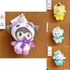 Adorable Llavero Colgante de Peluche de Sanrio Kuromi Muñeco Relleno Para Regalos de Niños