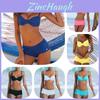 Elegant Solid Color Bikini For Women Sexy Backless Swimsuit With Underwire