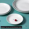 JINGRX 12-inch Round Ceramic Serving Plate