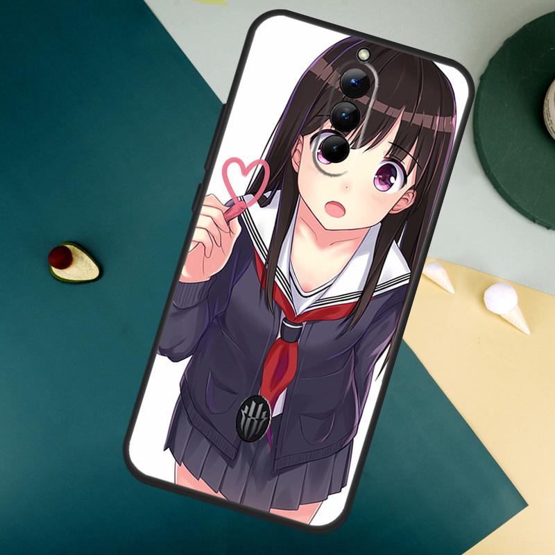 Anime Girl Cartoon Japan Cute For ZTE Nubia Red Magic 10S 8 9 8S 9S Pro Plus 10 Air 6S 7S 7 Pro Red Magic 11 Pro Plus Case