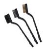 1PC/3pcs 17cm Stainless Steel Copper Nylon Wire Brush Rust Scrub Remove Cleaning Tools Manual Cleaning And Maintenance Tool