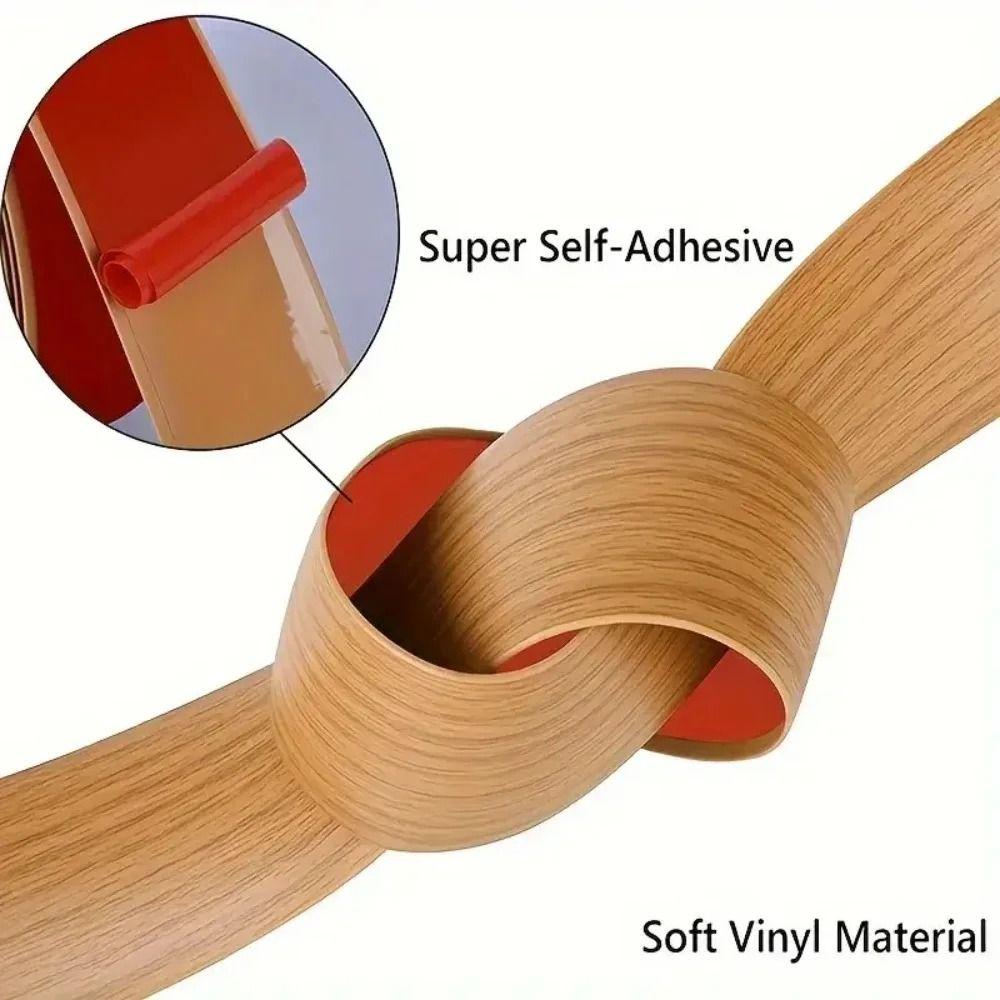 Wood Like Self Adhesive Floor Transition Strip Windproof Doorway Threshold  Door Bottom Sealing