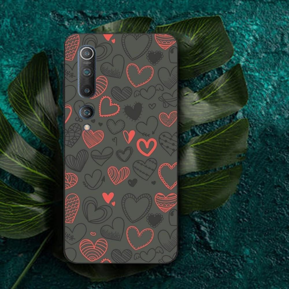Cute Love Heart Phone Case For Redmi Note 4 X 5 A 6 7 8 T 9 9S 10 11 11S 11Epro Poco M3 Pro