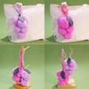 Grape Shaped Cartoon Plush Keychain Pendant Doll Toy For Bag Accessory Gift